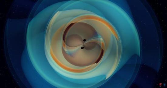 图片来源:N。 Fischer, H。 Pfeiffer, A。 Buonanno (Max Planck Institute for Gravitational Physics), Simulating eXtreme Spacetimes (SXS) Collaboration